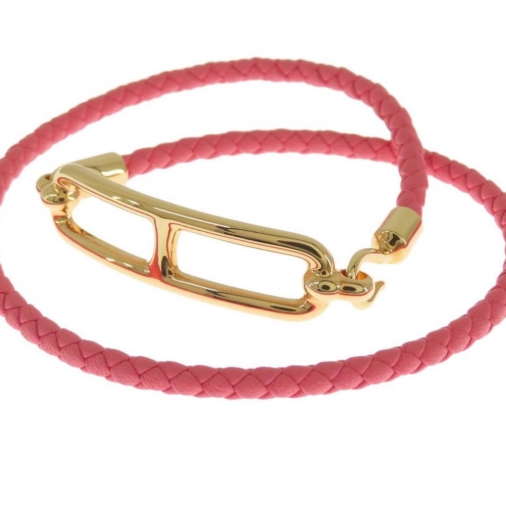 Elegant Pink and Gold Bracelet